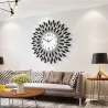 Modern wall clock - sun shape - with crystal decoration - 38 * 38cmClocks