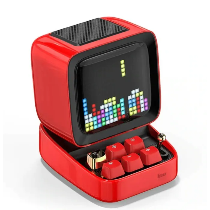 Retro Bluetooth speaker - pixel art - alarm clock - LED display - gaming board - DJ mixerBluetooth speakers