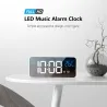 LED muziekwekker - USB - geluidsgestuurd - met sluimerfunctieKlokken