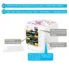 Cube shaped clock with unicorn - digital - LED - color changingClocks