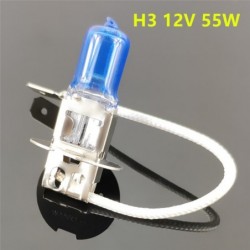 Car halogen bulb - super white - H1 / H3 / H4 / H7 / H8 - 55W / 100WHalogen lights