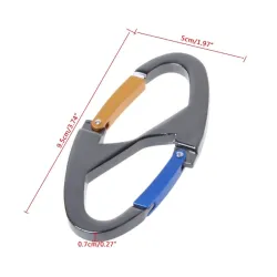 8-shaped carabiner clip - for hiking / campingSurvival tools