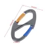 8-shaped carabiner clip - for hiking / campingSurvival tools