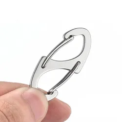 8-shaped carabiner clip - hiking - rock climbing - campingSurvival tools