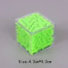 3D doolhof magische kubus - transparant - zeszijdige puzzelkubus - educatief speelgoedEducatief