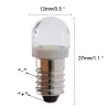 E10 - LED-lamp - 3V / 6V - xenon wit - 2 stuksE10