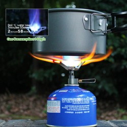 Tragbarer Gasherd - Butangas - für Picknick / Camping - BRS-3000t