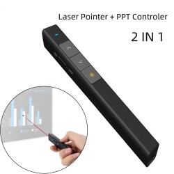 2 in 1 Laserpointer - mit PPT-Controller - drahtlos - RF 2.4G