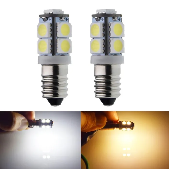 E10 - 1447 - LED lamp - wit / warm wit - 3V / 6V / 12V / 24V - 2 stuksE10
