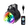 Crystal ball - stage light projector - RGB - LED - with remote / adjustable base - 5V - for disco / partiesStage & events lig...