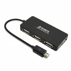 4 in 1 kabel - adapter - micro USB / HUB / OTG / HostKabels