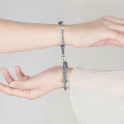 Magnetverschluss-Armbänder - für Paare - verstellbar - 2 Stück