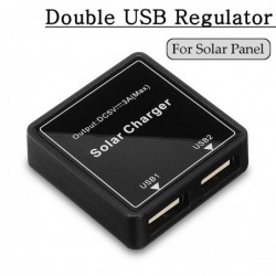 Doppelter USB-Regler - Solarladegerät - für Telefone / Powerbank / Lüfter - 5-20V - 5V 3A