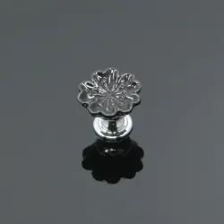 Orchid shaped furniture knobs - handles - ceramicFurniture