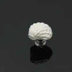 Seashell shaped furniture knobs - ceramic handlesFurniture