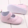Leather shoes - with flower design - for newborns / babiesShoes