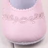 Leather shoes - with flower design - for newborns / babiesShoes