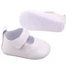 Leather shoes - with flower design - for newborns / babiesShoes