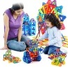 Mini magnetic building blocks - construction set - plasticConstruction