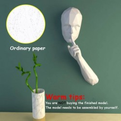 The Silent Person - 3D-Papiermodell - Basteln - DIY