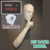 The Silent Person - 3D-Papiermodell - Basteln - DIY