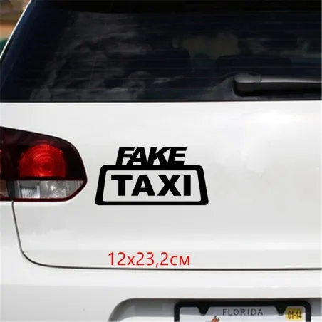 Fake Taxi - auto vinyl stickerStickers
