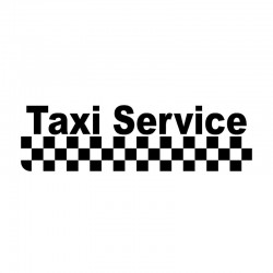 Taxi Service - auto vinyl sticker - 15.8 * 4.5 cmStickers
