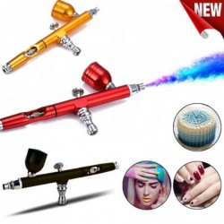 Dual-action airbrush - verfspuitpistool - kit voor nail art / tattoo / taartdecoratie - 0.3mmApparatuur