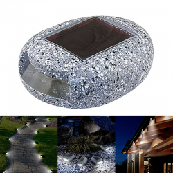 Decoratieve LED steen - solar tuinlamp - waterdicht - tuin / terrasSolar verlichting