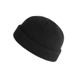 Gebreide warme muts - kort - geribbeld - unisexPetten & Hoeden