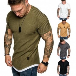 Kurzarm-T-Shirt - trendiges Knitter-Design - slim fit