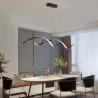 Modern chandelier - ceiling light - LED - dimmable - with remote controller - wavy designCeiling lights