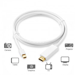 Mini DisplayPort - Thunderbolt HDMI - converter naar HDMI - kabel 3mKabels