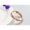 Luxe ring met zirkonia - roestvrij staal - 4mmRingen