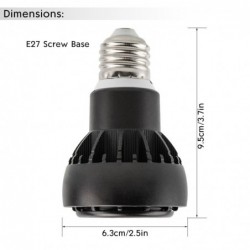 E27 - 36W - LED - Pflanzenlicht - Hydroponik - Vollspektrum
