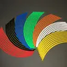 Autowiel reflecterende strips - stickers - 16 stuksStickers