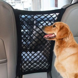 Autositzschutznetz - Rücksitzbarriere - Hundeisolation