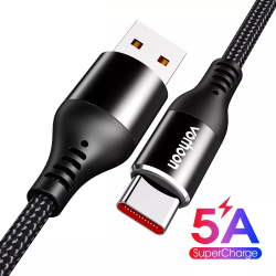 Snellaadkabel - 5A - 40W - USB - type-CKabels