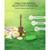 MG X1 - wireless Bluetooth speaker - with microphone / hook - waterproof - hands free call - mango shapeBluetooth speakers