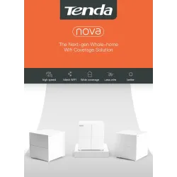 Tenda MW6 Nova - draadloos wifi systeem - router / repeater - 2.4G / 5G - met app bedieningNetwerk