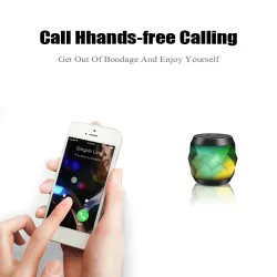 M&J - mini draadloze speaker - met lanyard - Bluetooth - LEDBluetooth Luidsprekers