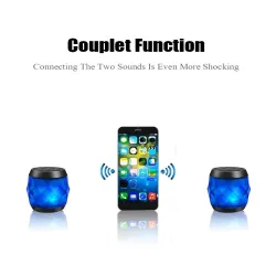 M&J - mini draadloze speaker - met lanyard - Bluetooth - LEDBluetooth Luidsprekers