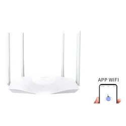 Tenda AX1800 AX3 - draadloze wifi-router - dual-band - repeater - signaalversterker - 2,4 GHz / 5 GHzNetwerk