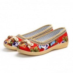 Classic flat loafers - slip-on sneakers - with floral printShoes
