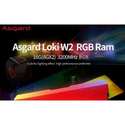 Asagrd Loki w2 - W2 D4 8GBX2 3200 RGB - DDR4 DIMM - desktop geheugen RAM's - voor computer - dual channelRAM geheugen