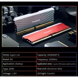 Asagrd Loki w2 - W2 D4 8GBX2 3200 RGB - DDR4 DIMM - desktop geheugen RAM's - voor computer - dual channelRAM geheugen