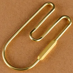 Vintage messing lus - sleutelhouder organizer - sleutelhangerSleutelhangers