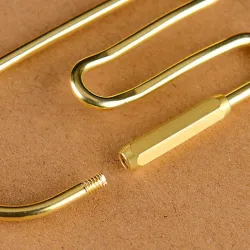 Vintage messing lus - sleutelhouder organizer - sleutelhangerSleutelhangers