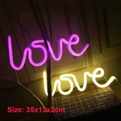 LED night light - neon lamp - USB - LOVE lettersLights & lighting
