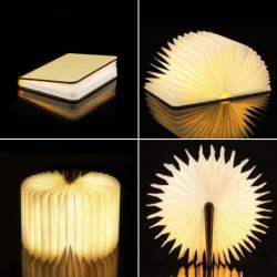3D book shaped night light - foldable - magnetic - LED - USB - 5VLights & lighting